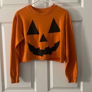 Pumpkin crop top